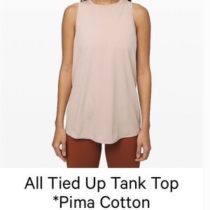 Lululemon All Tied Up Tank